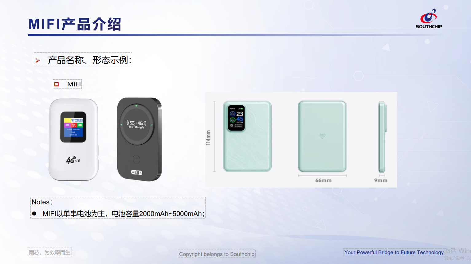 MIFI项目 选型介绍